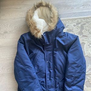 Boys hooded winter coat- Size 10/12
